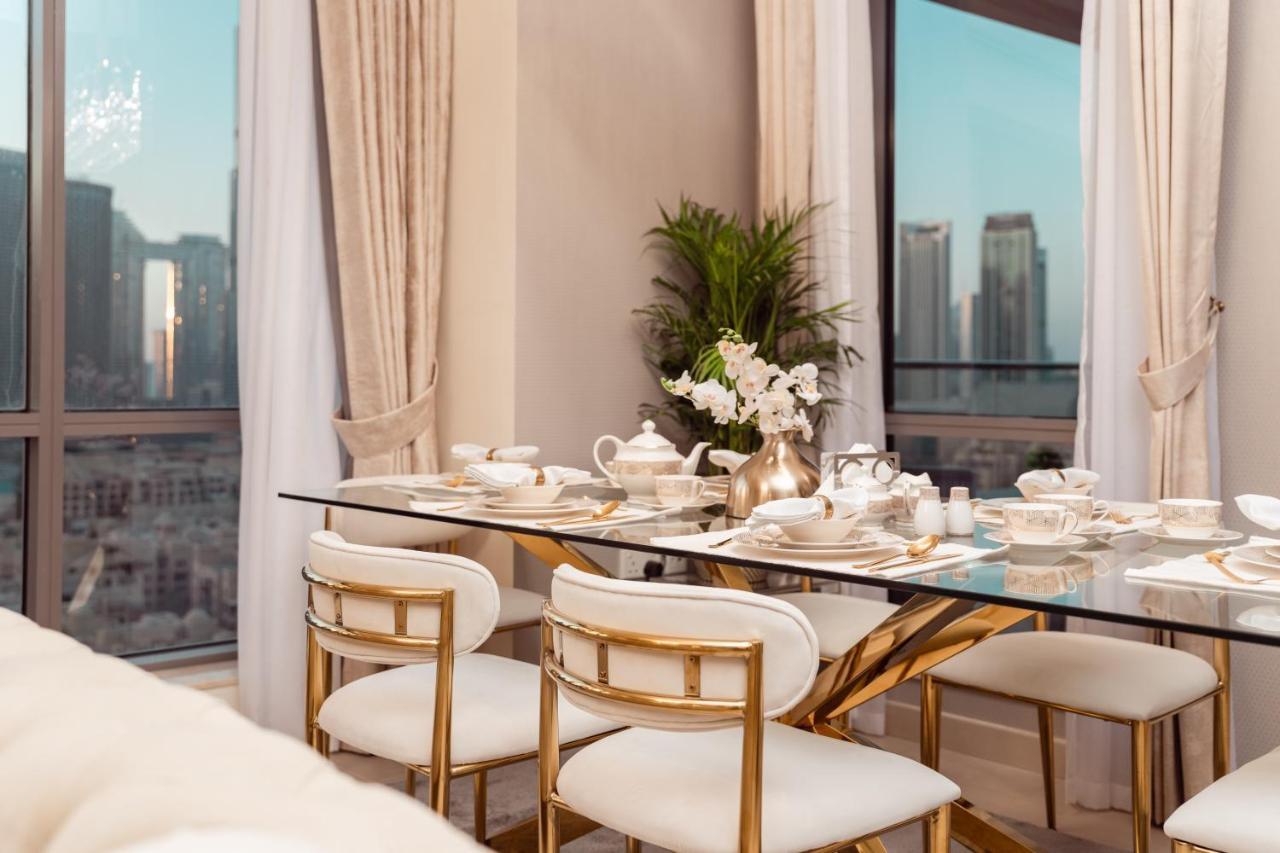 Elite Royal Apartment - Panoramic Full Burj Khalifa, Fountain & Skyline View - Baron Дубай Екстериор снимка