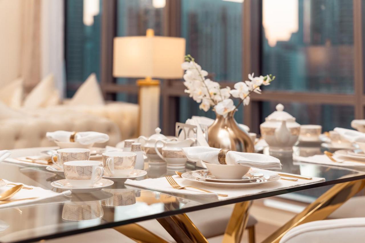 Elite Royal Apartment - Panoramic Full Burj Khalifa, Fountain & Skyline View - Baron Дубай Екстериор снимка